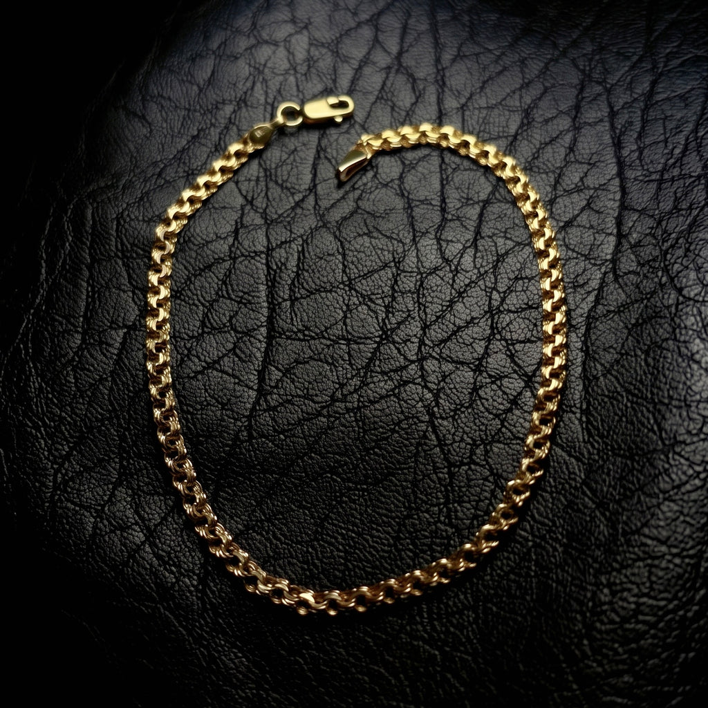 Pulsera Tejido Chino en Oro 10K