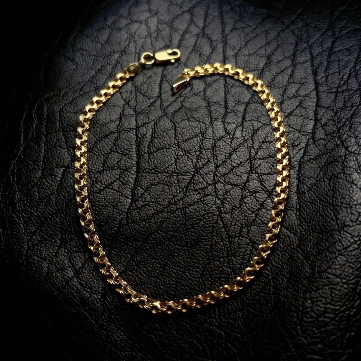 Pulsera Tejido Chino en Oro 10K