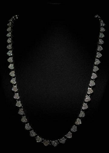 Collar corazón full ice