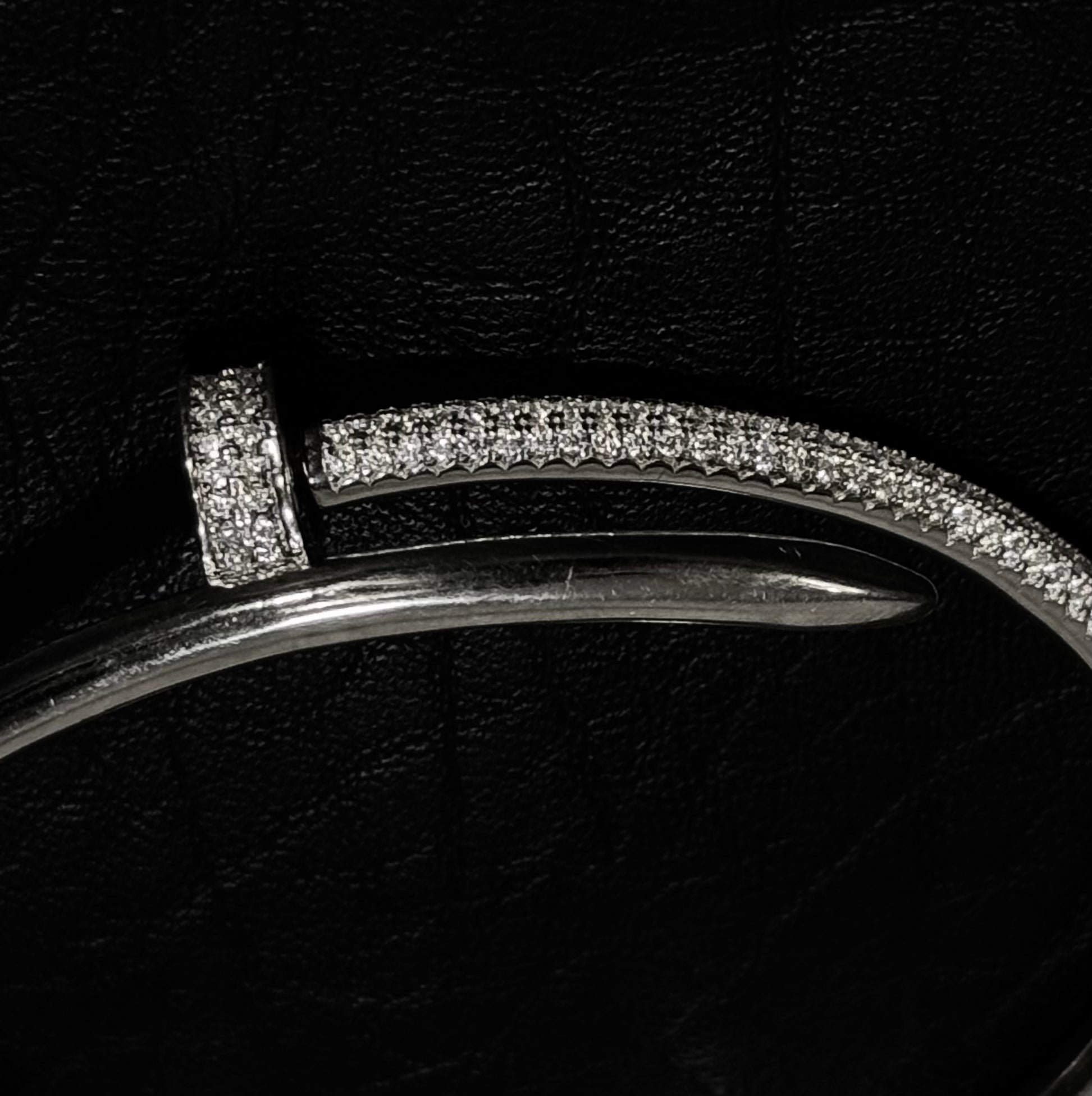 Pulsera Clou Pavé — Plata .925
