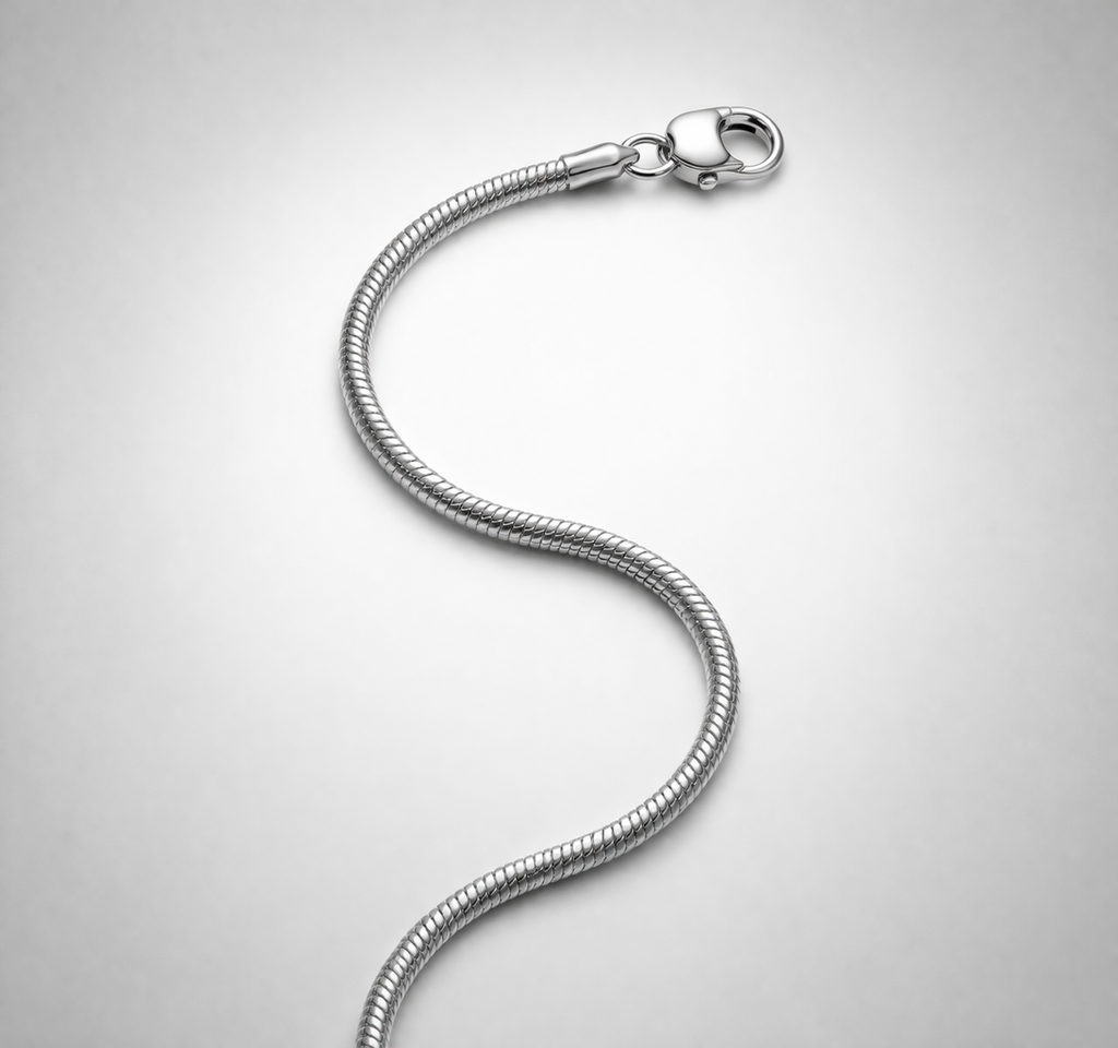 Pulsera Cola de Ratón — Plata Esterlina 925