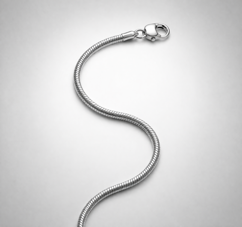 Pulsera Cola de Ratón — Plata Esterlina 925