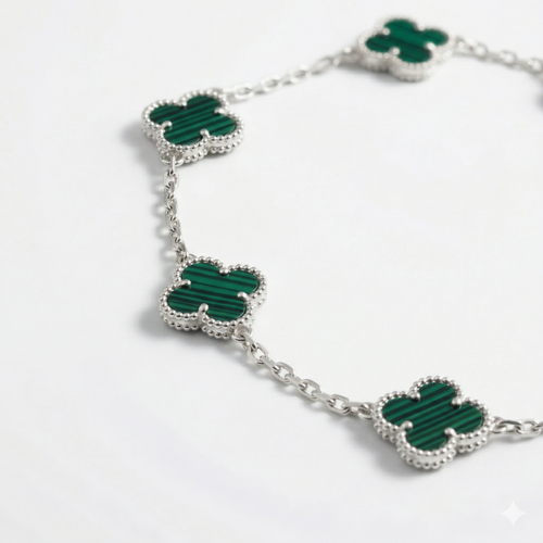Pulsera Van Cleef Alhambra — Plata Esterlina 925