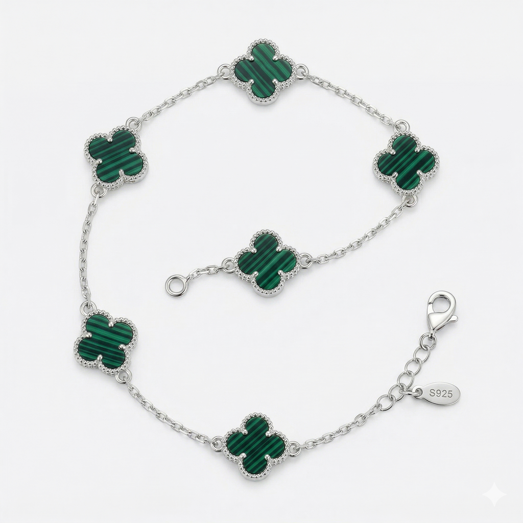 Pulsera Van Cleef Alhambra — Plata Esterlina 925