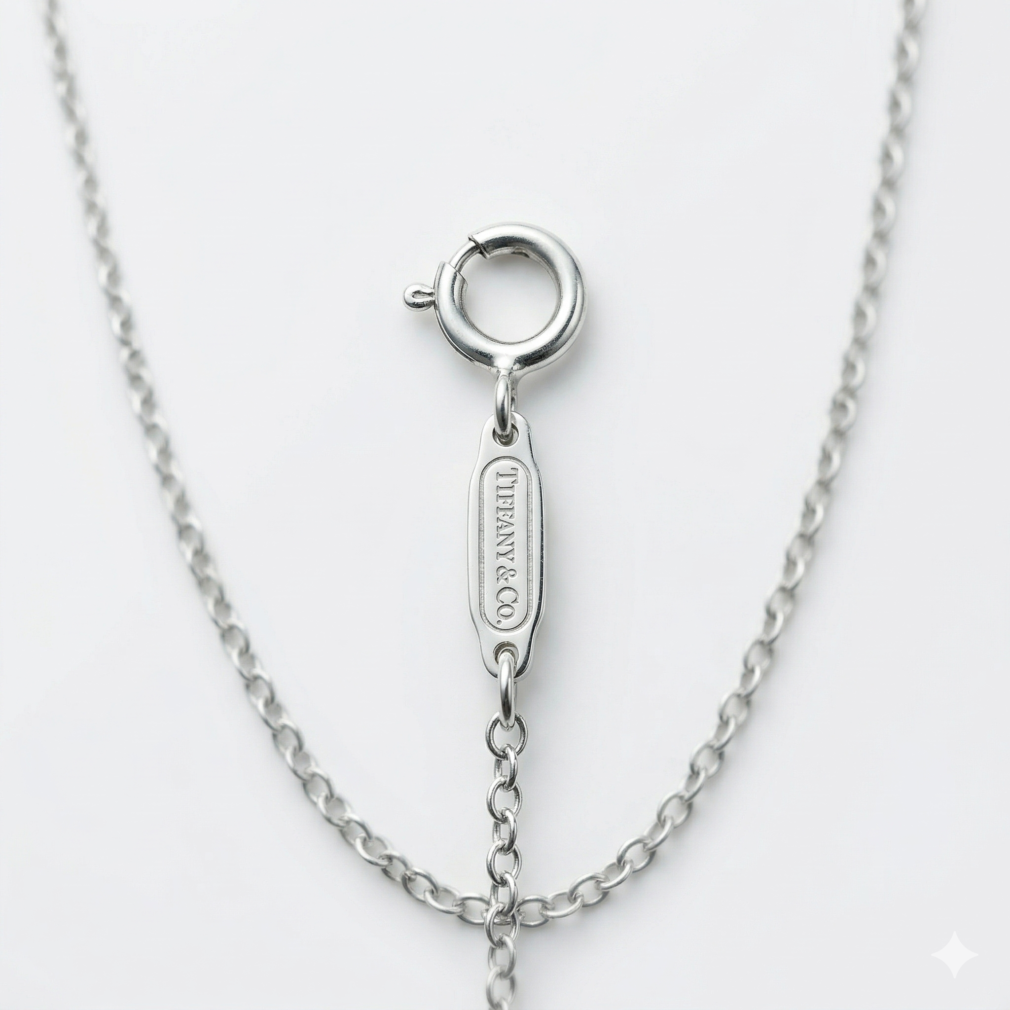 Collar HardWear Link — Plata Esterlina 925 con Pavé de Zirconia